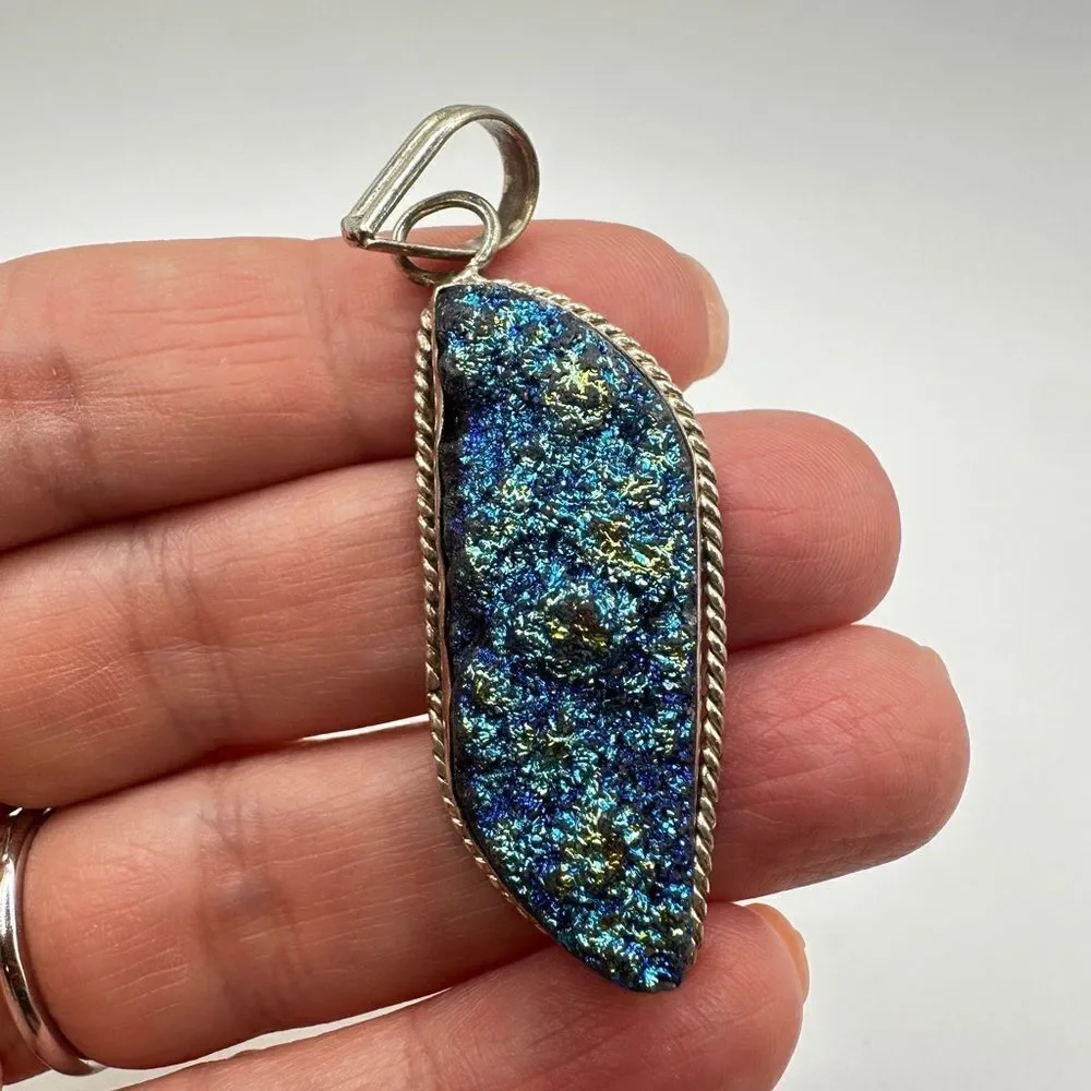 Sterling silver plated, 2.25